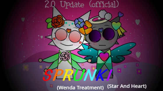 Sprunki Wenda Traitement Étoile et Coeur